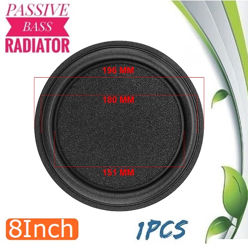 Bass Passive Radiator Speaker 8 inch Woofer Vibration Membrane Rubber 196mm Penambah Penguat Bass Sp