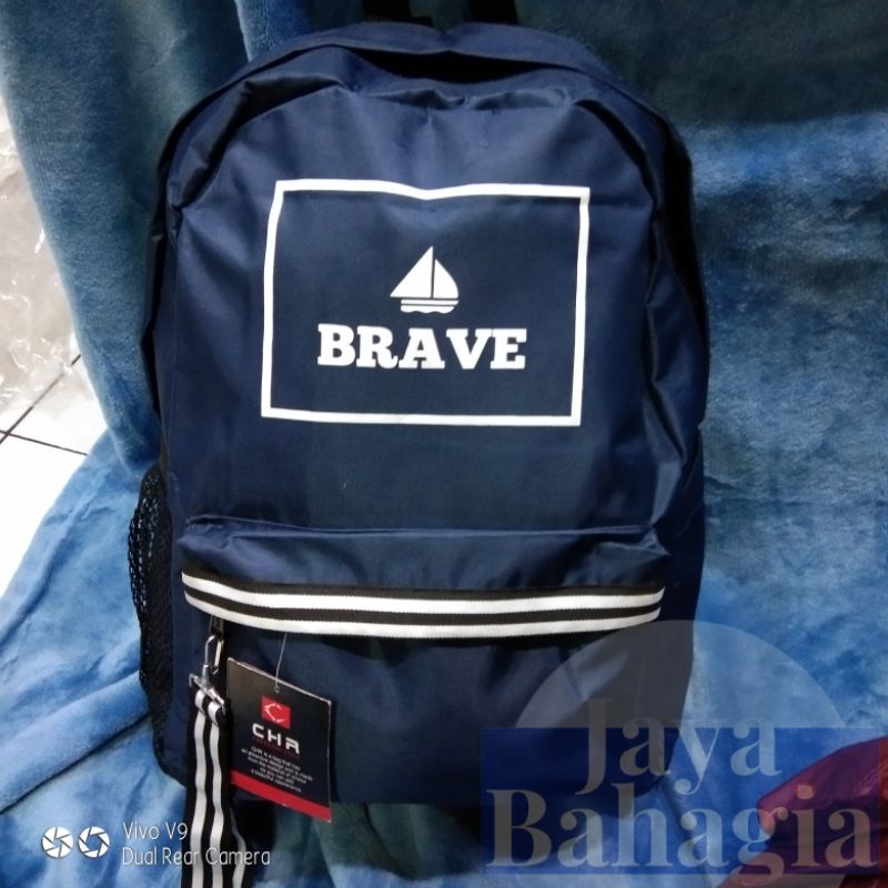 Ransel Anti Air CHR Tas Sekolah Kerja Waterproof Pria Wanita Tebal
