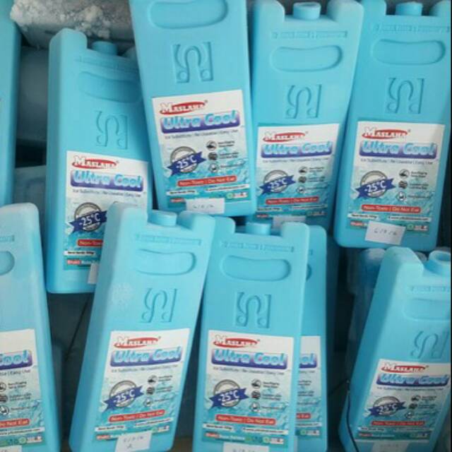 Maslaha Jel/ Ultracool/ Blue ice/ Ice Pack/ Jel pendingin/ Ice jel/ Pengganti Es Batu/ Penjaga suhu