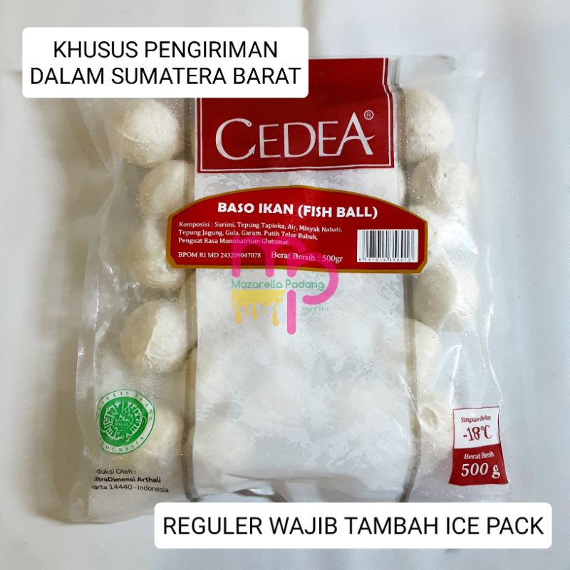 

Cedea Bakso Ikan 500 gr (KHUSUS SUMBAR, REGULER WAJIB TAMBAH ICE PACK)