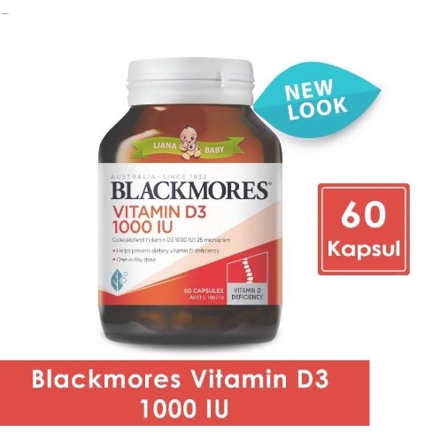 VITA41 VITAMIN D BLACKMORES VITAMIN D3 1000 IU VITAMIN TULANG isi 60 exp 07/2024