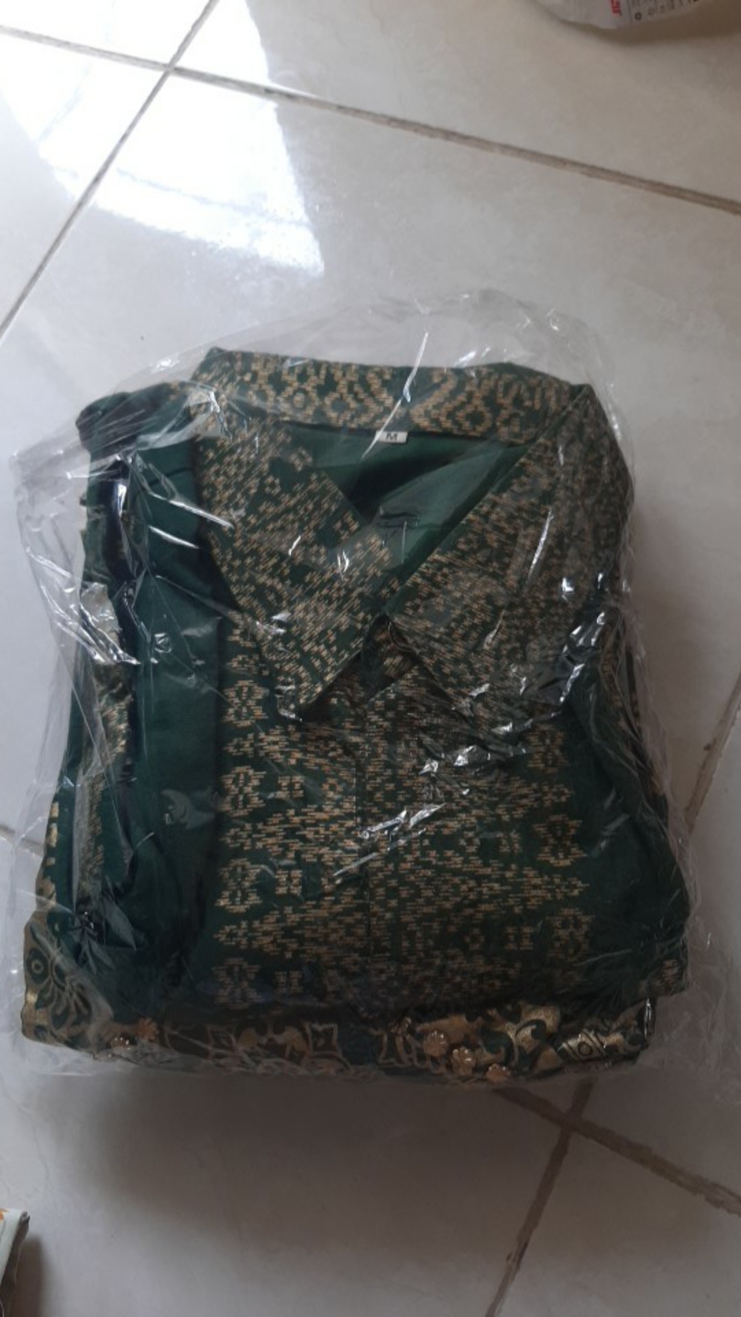 Set Batik Couple  Asanti  Mewah Terbaru Original Hijau Maroon Terbaru