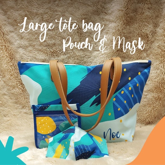 

HAMPERS #1 - MATCHING LARGE TOTE POUCH MASK