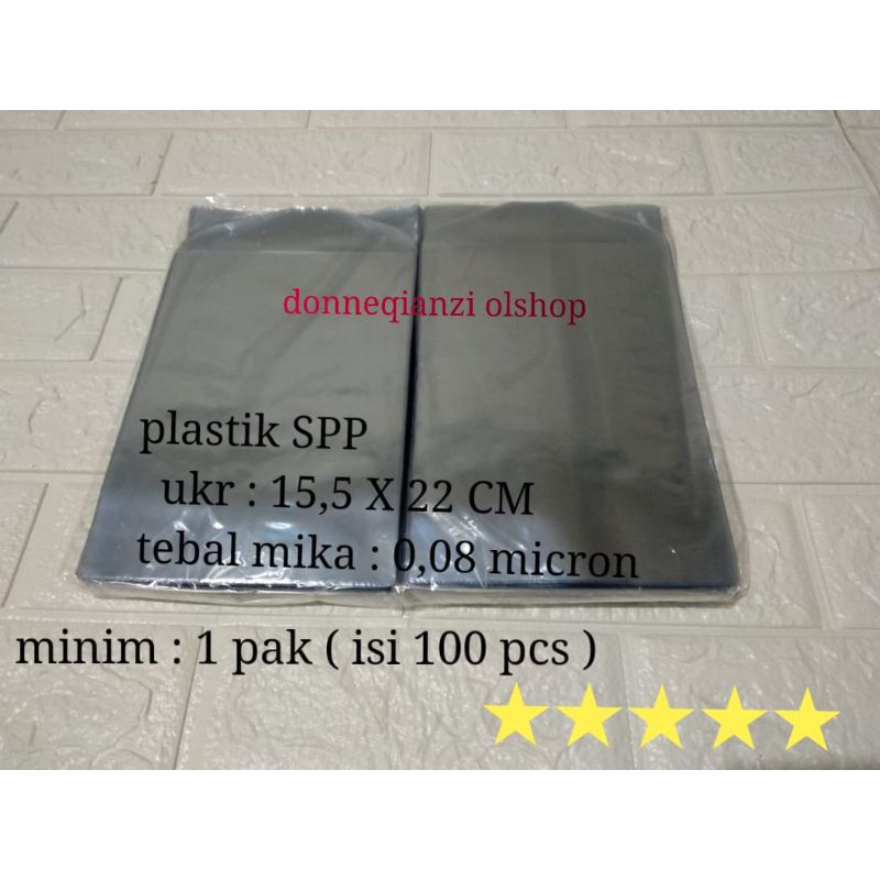 

plastik SPP , plastik iuran , 15,5 x 22 cm , minim : 1pak ( isi 100 pcs )