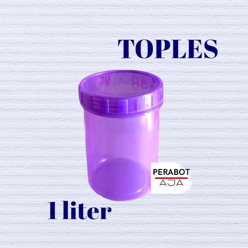 TOPLES PLASTIK 1 KG TUTUP DRAT / ULIR / PUTAR KEDAP | TOPLES KUE