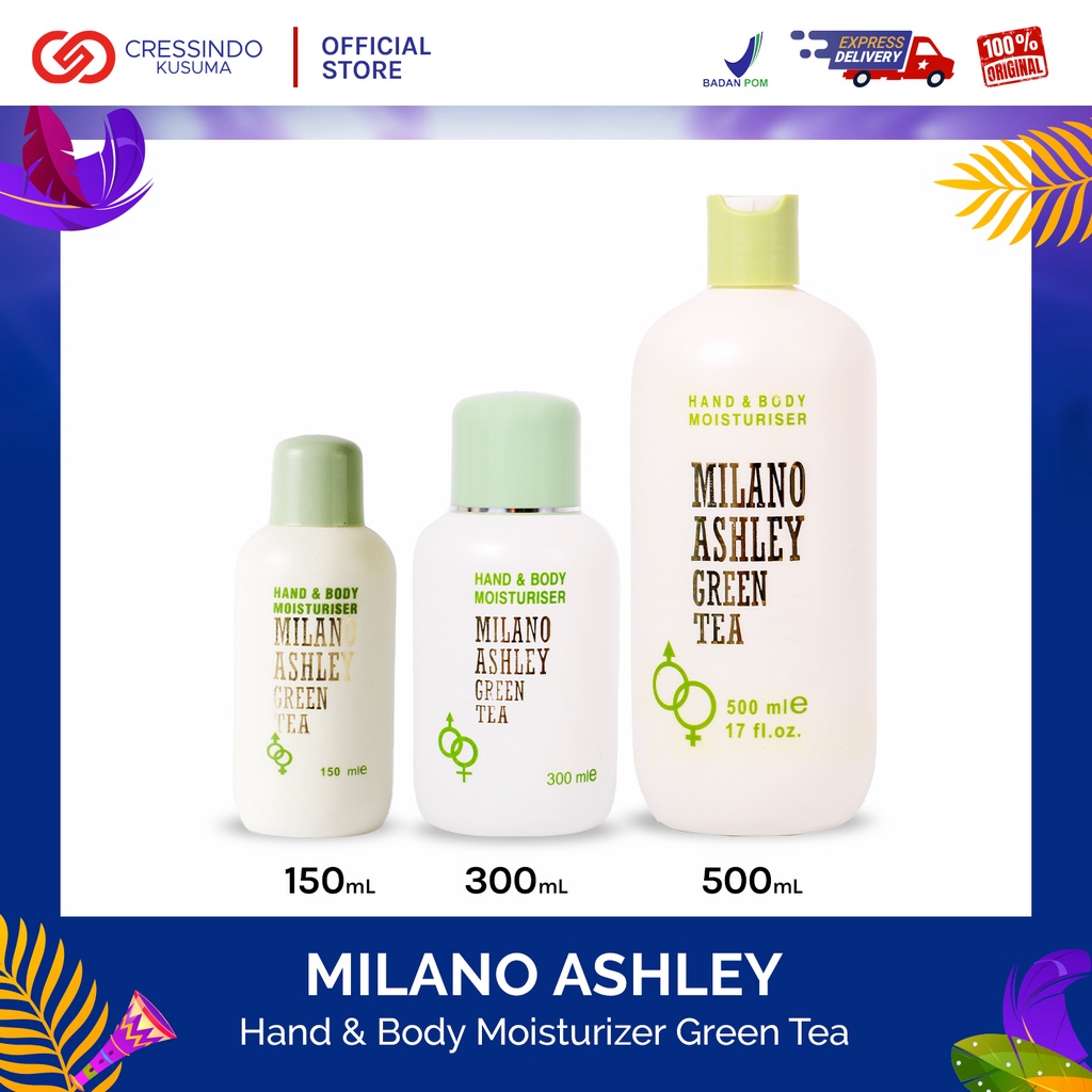 MILANO ASHLEY Green Tea Hand &amp; Body Lotion Moisturiser