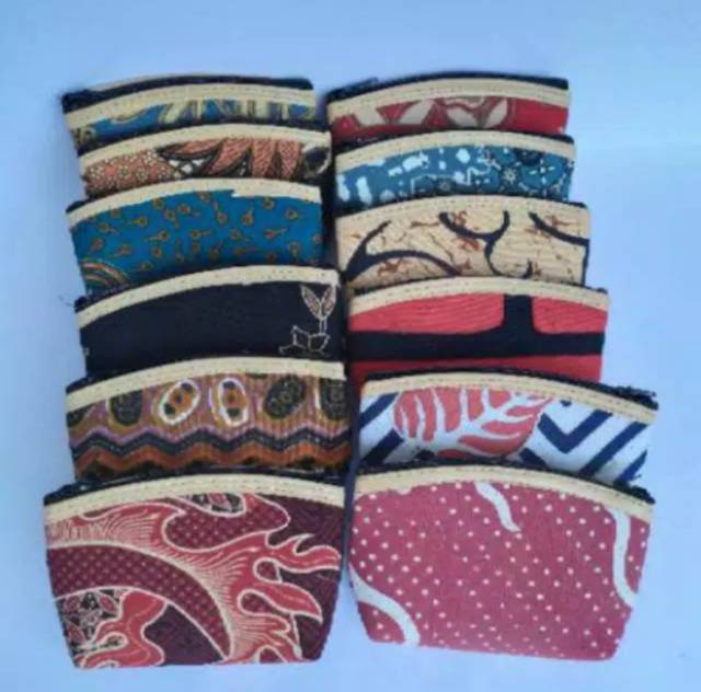 (BISA COD) DOMPET KOIN BATIK HARGA PER PCS UKURAN 10x8 cm - SOUVENIR PERNIKAHAN