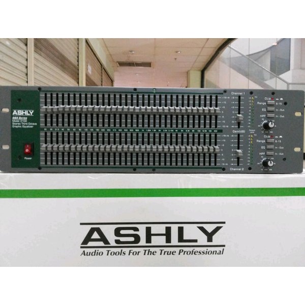 EQUALIZER ASHLY GQX-3102 MADE IN USA ( 2 X 31 CHANNEL)