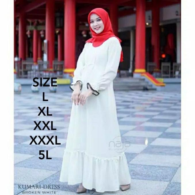 COD To XXL Jumbo XL Gamis Remaja Kekinian Gamis 2021 Terbaru Up Date XXXL