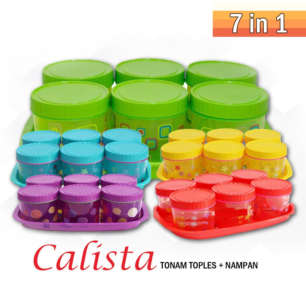 [TONAM 7IN1] CALISTA TOPLES KUE NAMPAN JUMBO 6 + 1 TOPLESS NAMPAN LEBARAN