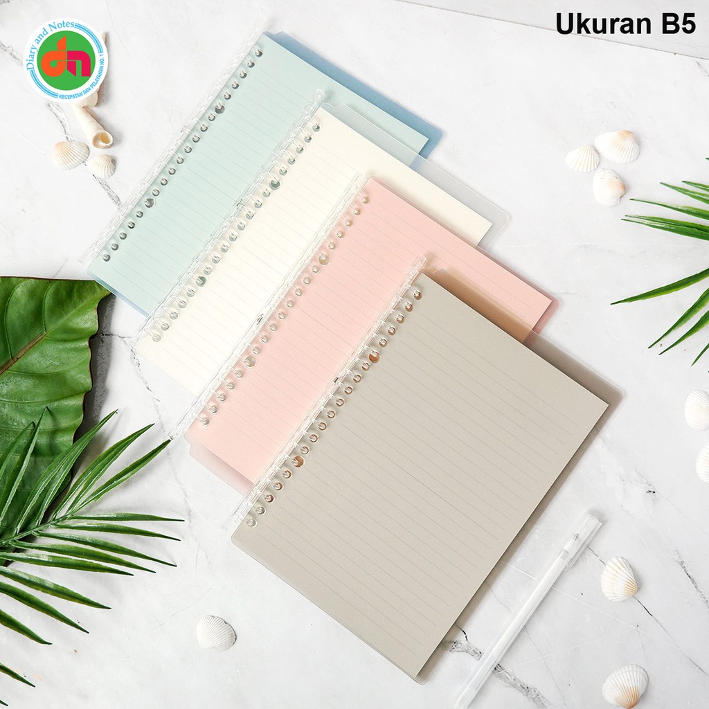 

Buku Catatan Binder Tipis Panmomo Slim File Binder Notebook B5