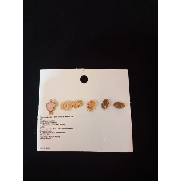 Anting Wanita H&M 106,38 Earings Kode E11