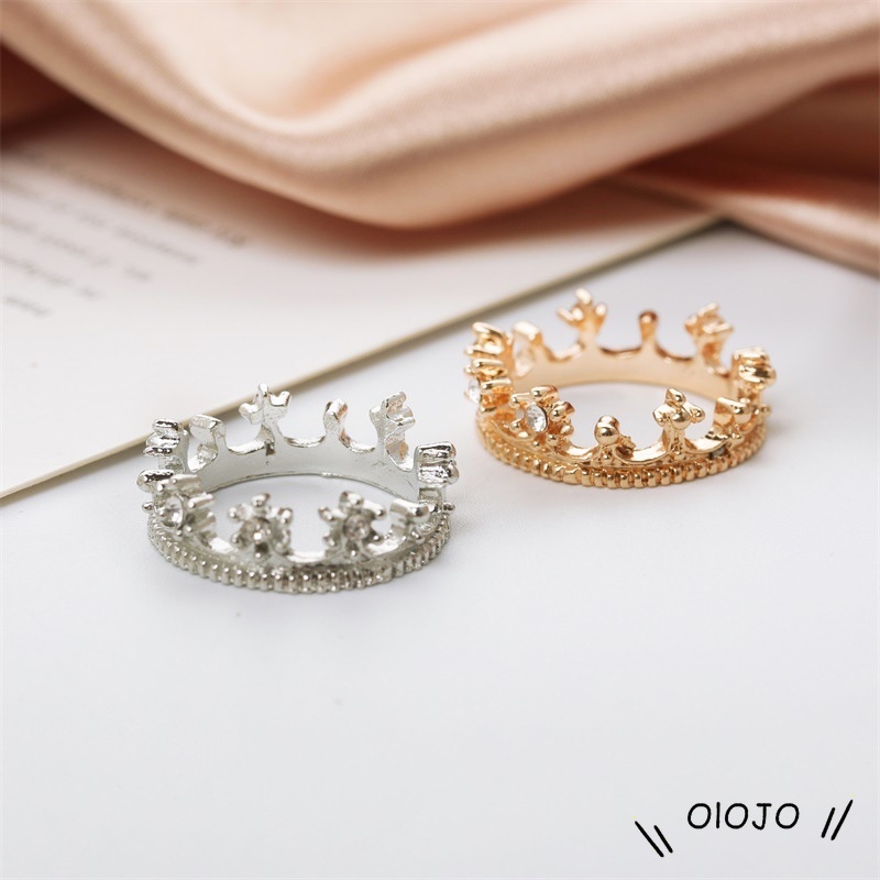 Versi Korea Dari Cabai Kecil Baru Crown Cincin Aksesoris Fashion - ol