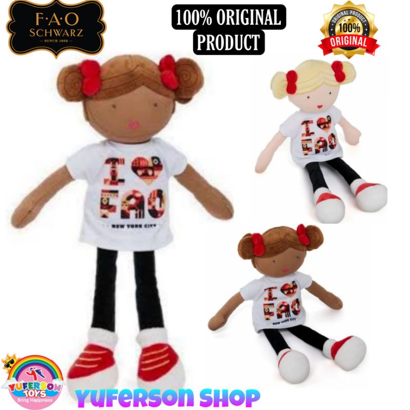 FAO Schwarz I Love FAO Doll Original
