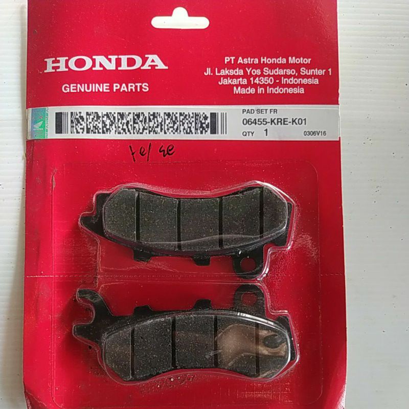 kampas rem belakang PCX 150