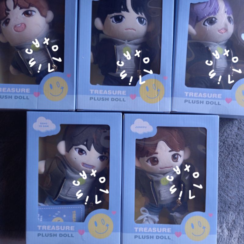 [BACA DESKRIPSI] TREASURE PLUSH DOLL ONLY JUNKYU MASHIHO BANG YEDAM HARUTO SO JUNGHWAN NO PC