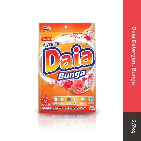 Daia Bunga Detergent Bubuk 2.7Kg