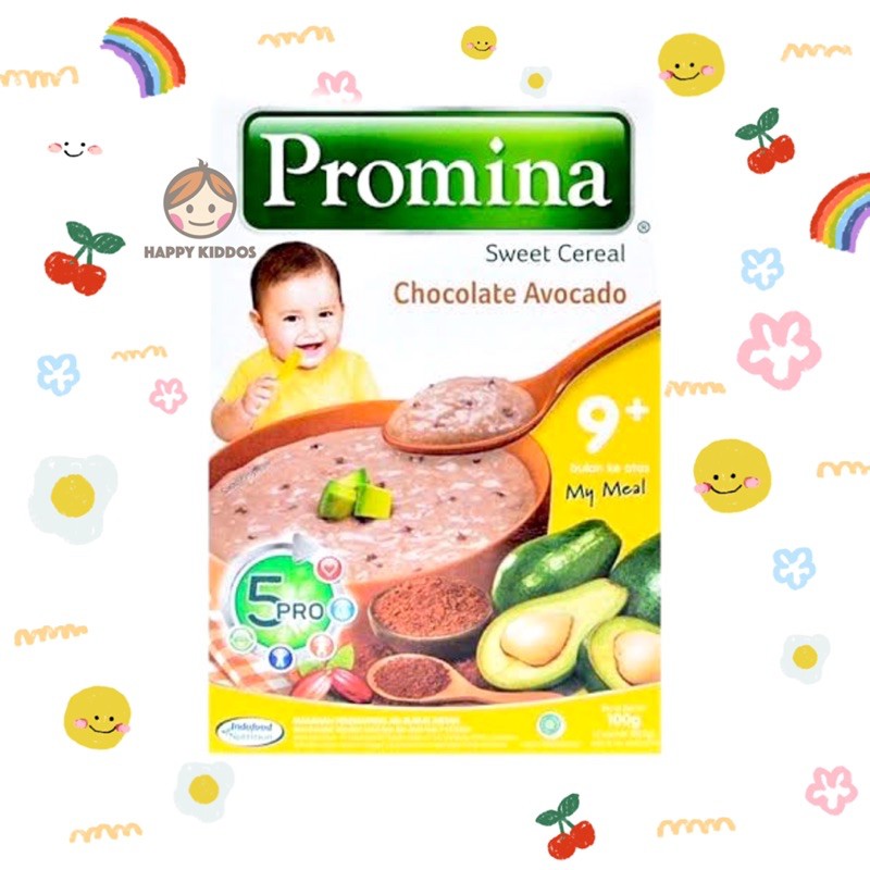 Promina Sweet Cereal 9 Bulan+ Chocolate Avocado 100 gr