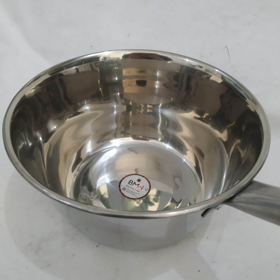 saucepan panci rebus masak susu mi mie stainless gagang plastik