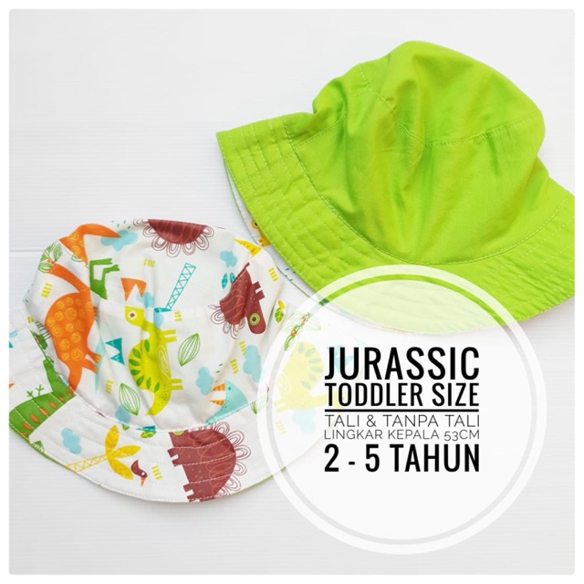 Topi Anak Lucu Motif Jurassic