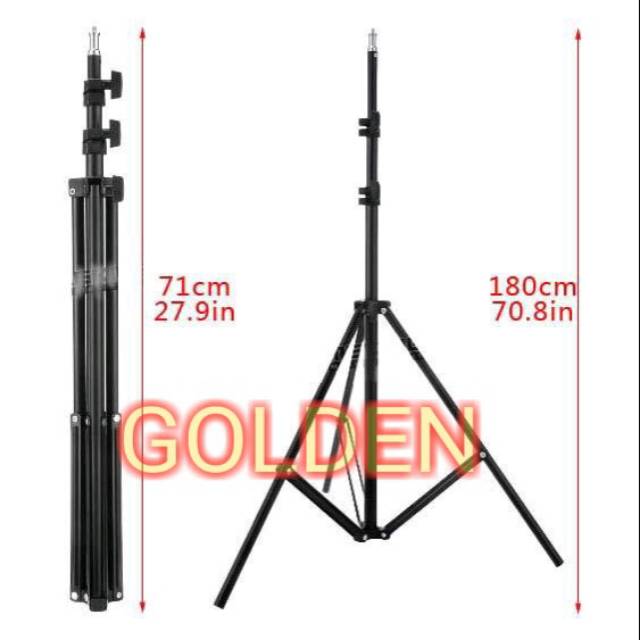 Tripod Lampu Studio 180 CM - Stand Lampu Studio
