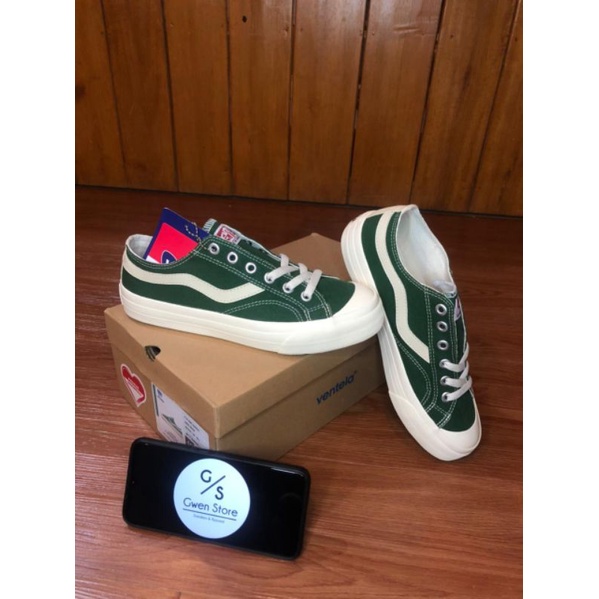 Ventela Public Low Dark Green BNIB - Sepatu Sneakers