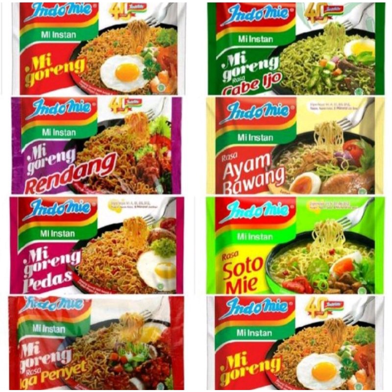 

INDOMIE BANYAK VARIAN