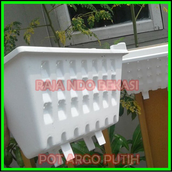 Pot Dinding Tempel Argo 01 Hitam Coklat Putih Hijau - Dinding Pagar Argo-01 21 22 Cm Vertical Garden