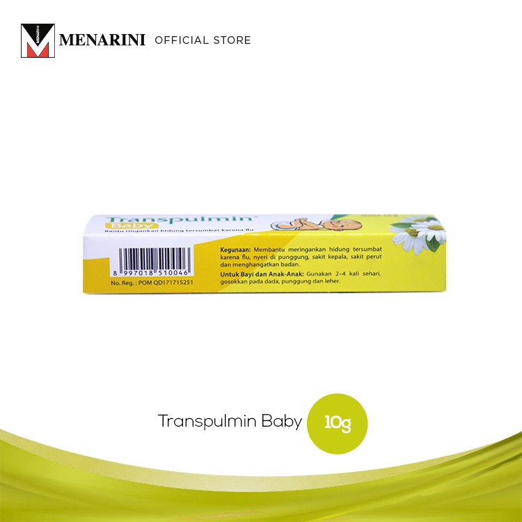 Transpulmin Baby Balsam 10gr / Balsam bayi &amp; anak-anak