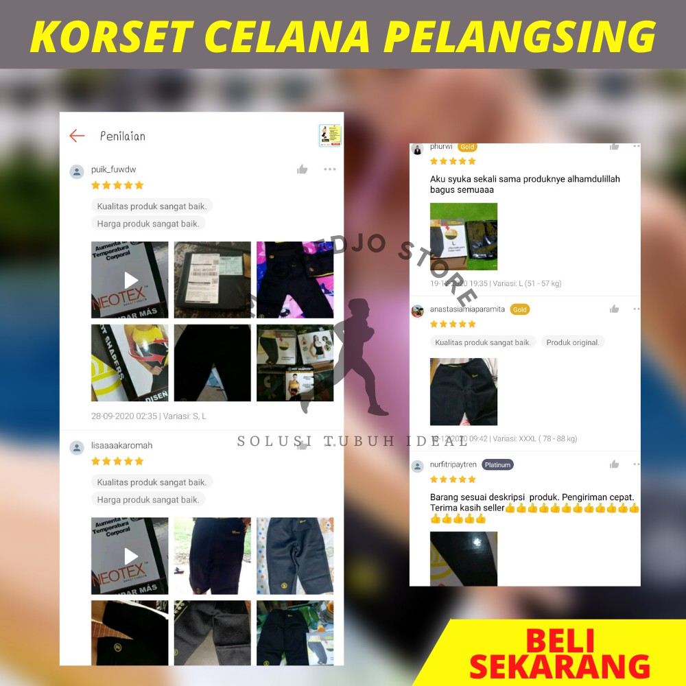 CELANA SENAM WANITA MODEL PDL/CARGO/ZUMBA/AEROBIK YOVIS SPORT CELANA PELANGSING HG02B PART02