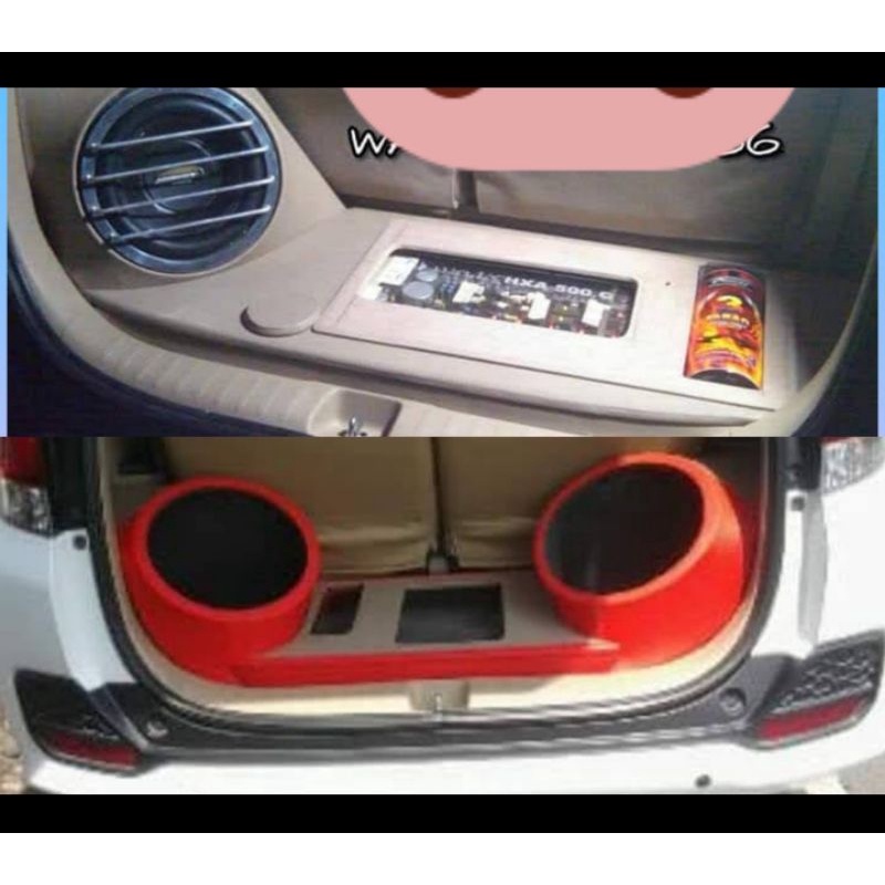 1 pcs Box Sudut Speaker Custom Honda BRV atau Mobilio