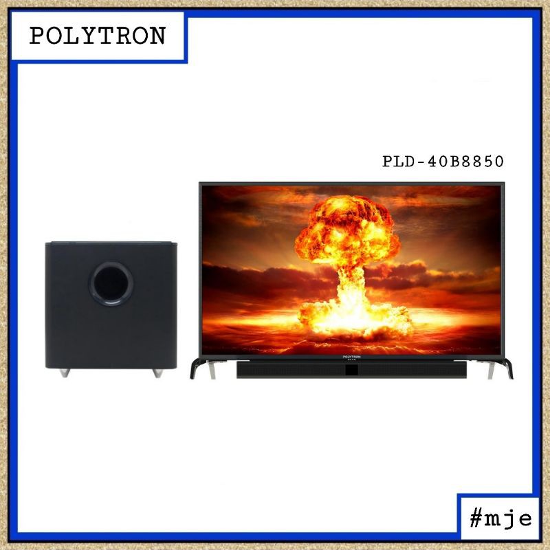 LED TV POLYTRON PLD-40B8850 / 40 Inch *(USB Movie, HDMI, HD)