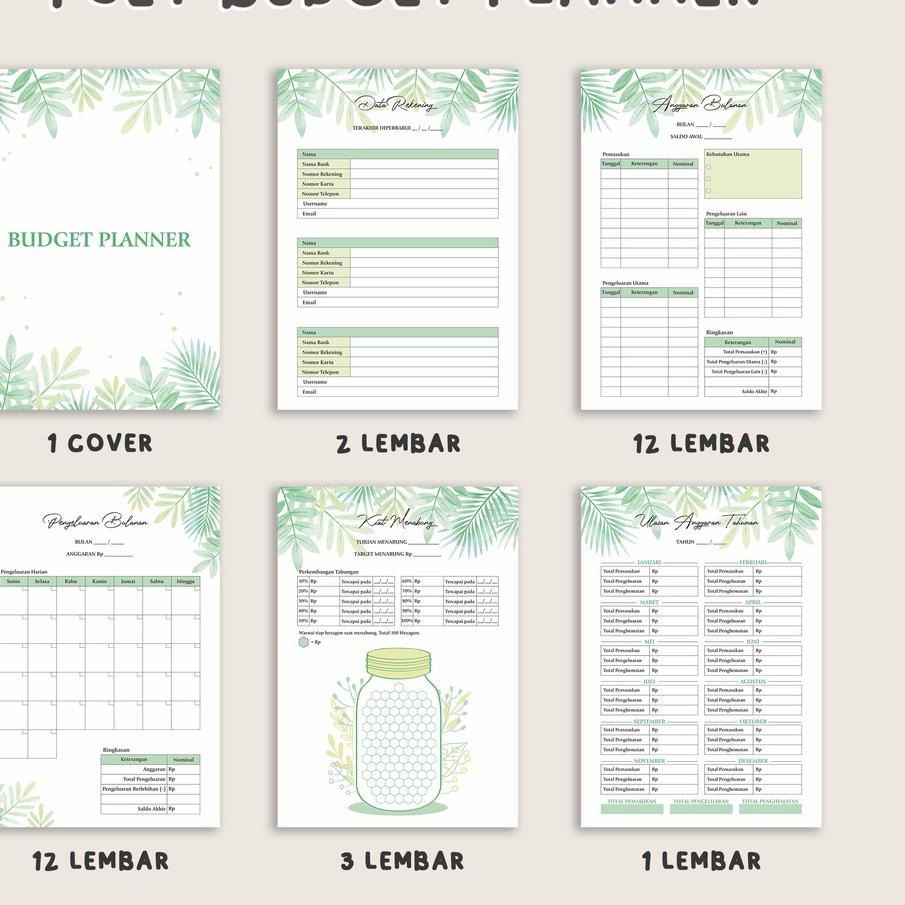 

NEW PRODUCT 9824 A5 Loose Leaf I Budget Planner I Financial Planner ㊔