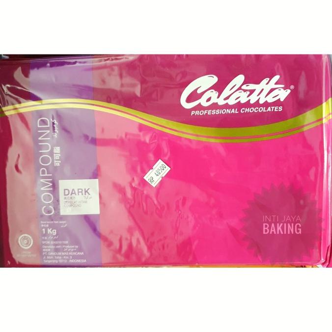 

Dark chocolate compound 1 kg / cokelat hitam compound colatta BIG SALE Kode 892