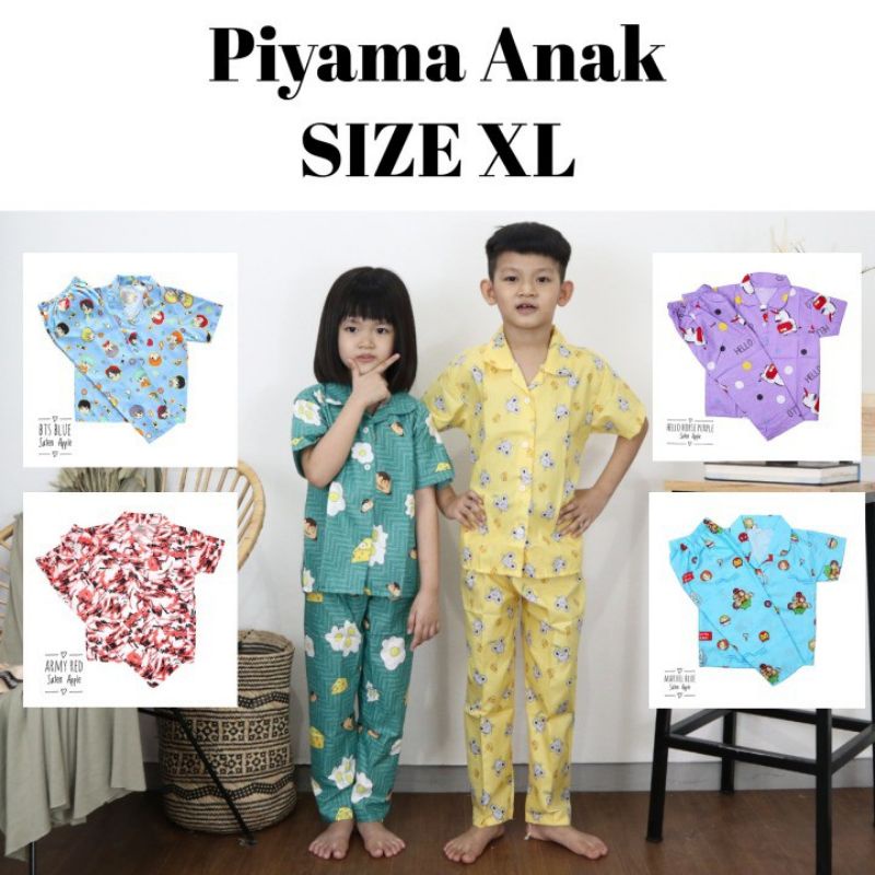 baju tidur anak batman  7 -10 th tahun piyama anak