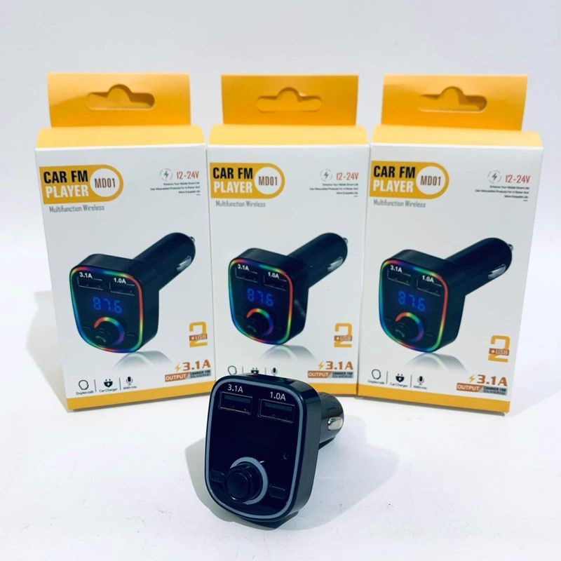 fm modulator bluetooth md01/ bluetooth car fm player md01/ modulator wireless bluetooth md01
