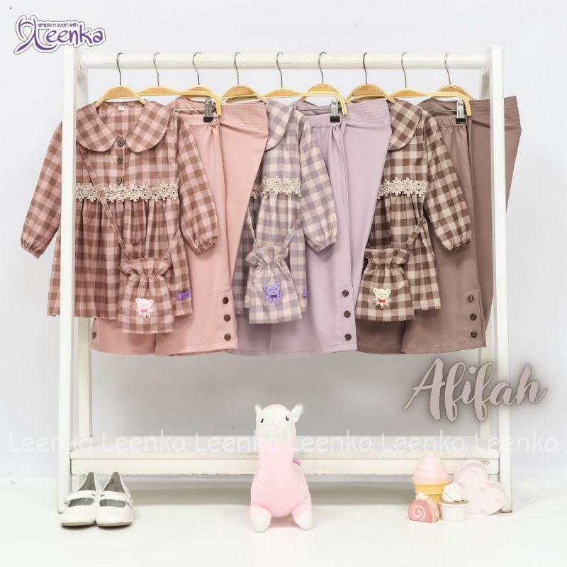 Pre order one set Afifah By Leenka