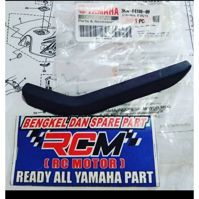 mold fuel tank karet siku tangki rx king rxking n0 25 JAMINAN ORIGINAL YAMAHA PARTS 3KA-F4188-00