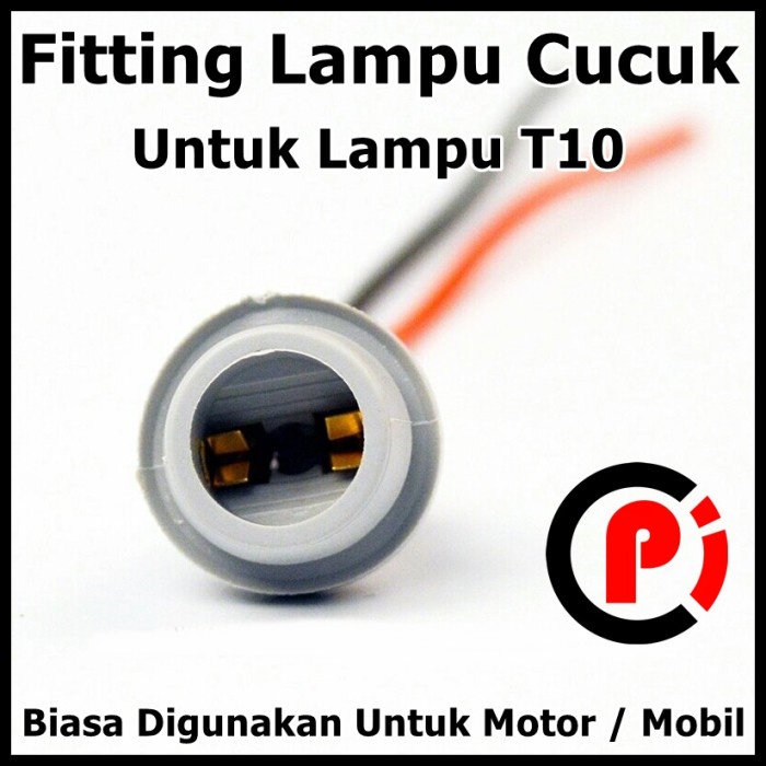 Universal Soket Fitting Lampu Cucuk T10 Sein Senja Untuk Motor Mobil