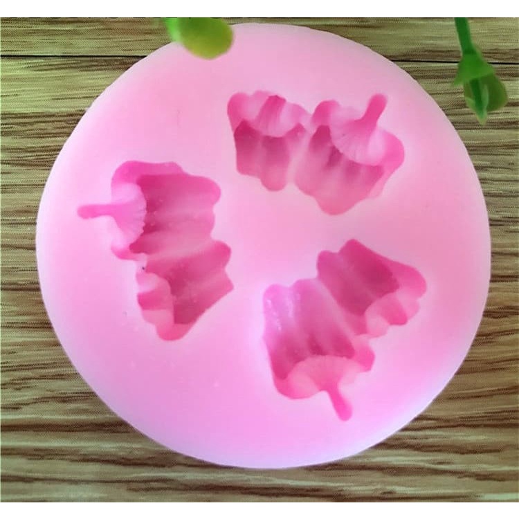 3D Silicon Mold Fondant Cake Decoration - 3 Holes Twin Pepper