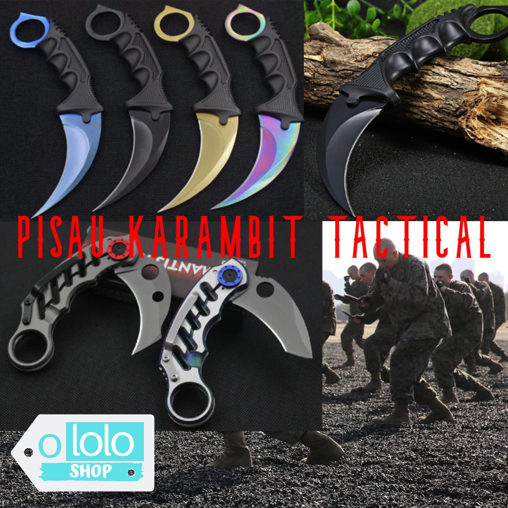Jual KNIFEZER PISAU KARAMBIT HUNTING SURVIVAL CS GO KARAMBIT KNIFE