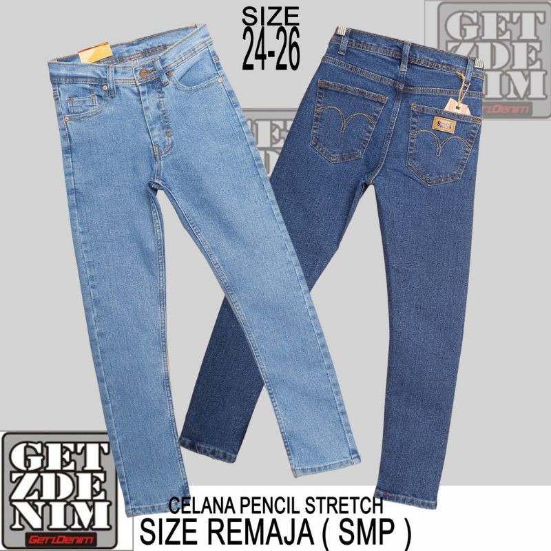 CELANA JEANS SETRIT REMAJA SMP CELANA JEANS TANGGUNG