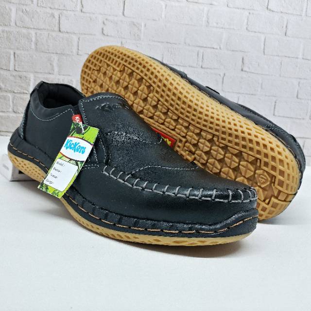 Kickers Sepatu Casual Kulit Asli Pria Elegan Isimewa Murah