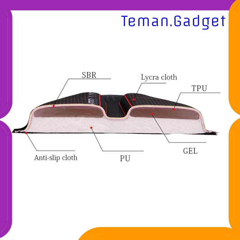 TG-IF212 WHEEL UP COVER JOK SADEL SEPEDA BREATHABLE SILICONE GEL - CH659