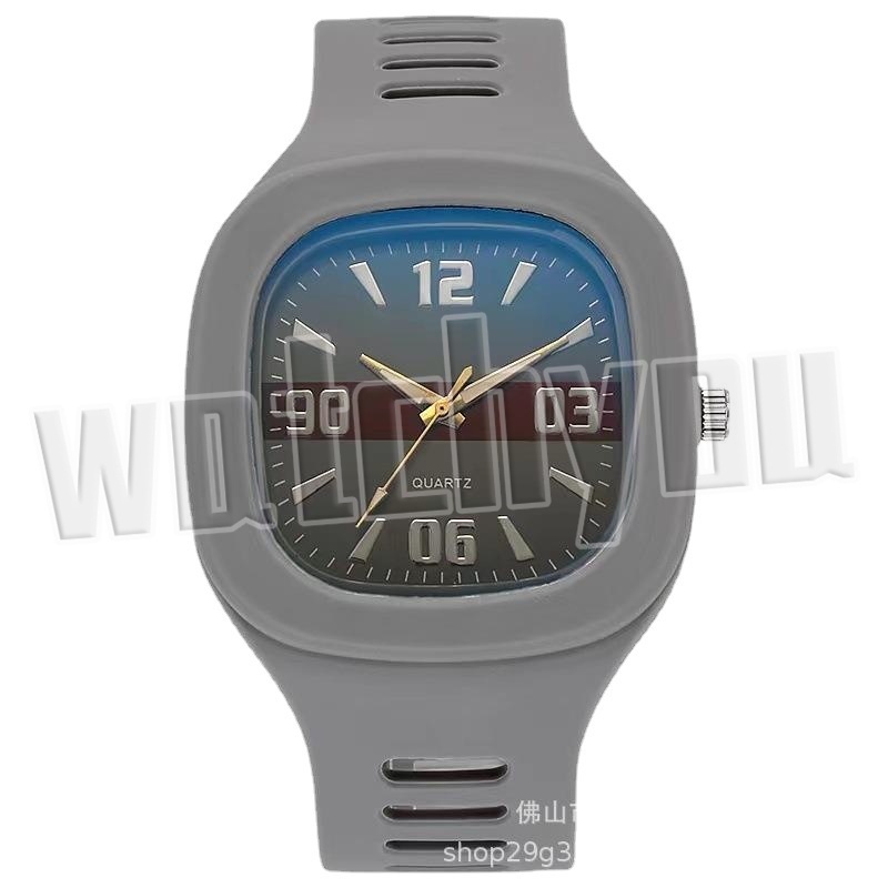Watchyou A0183 Jam Tangan Wanita / Pria Couple Fashion Color Korean Quartz Square Watches