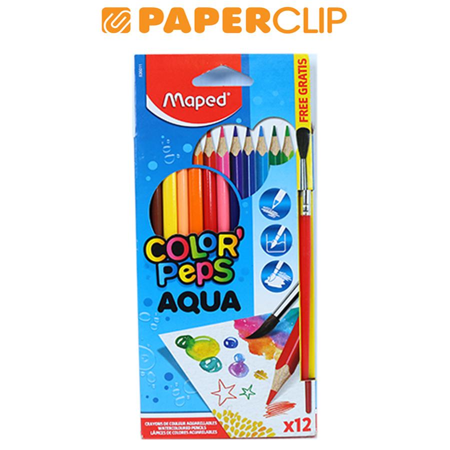 

PENCIL COLOR MAPED COLOR'PEPS AQUA 12 COLORS 836011