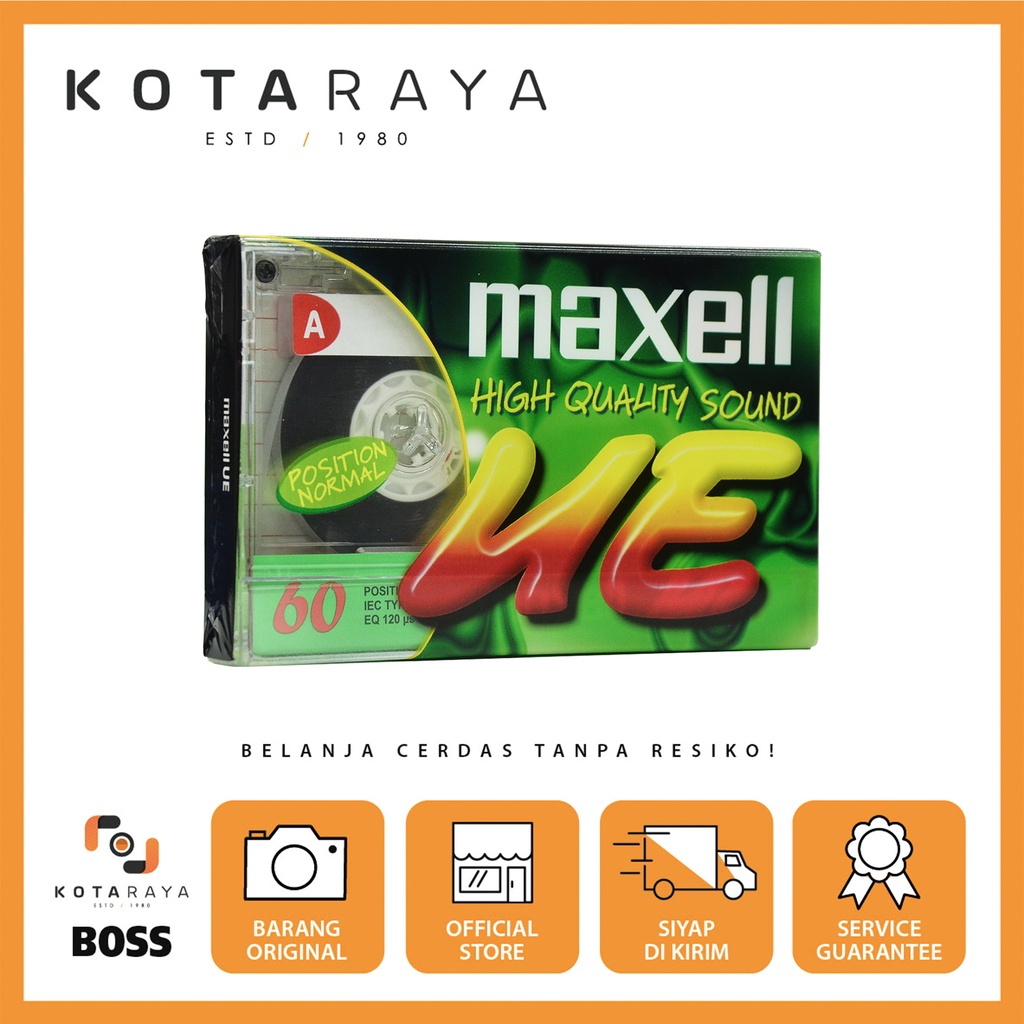 Maxell UE-60XP - Kaset Pita Tape kosong