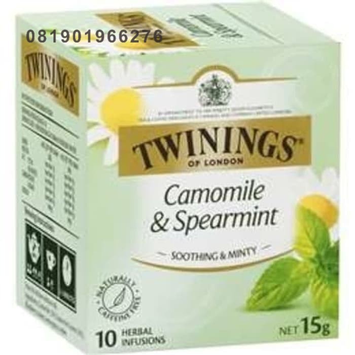 

Twinings Camomile & Spearmint Tea Bags 10pk 15g