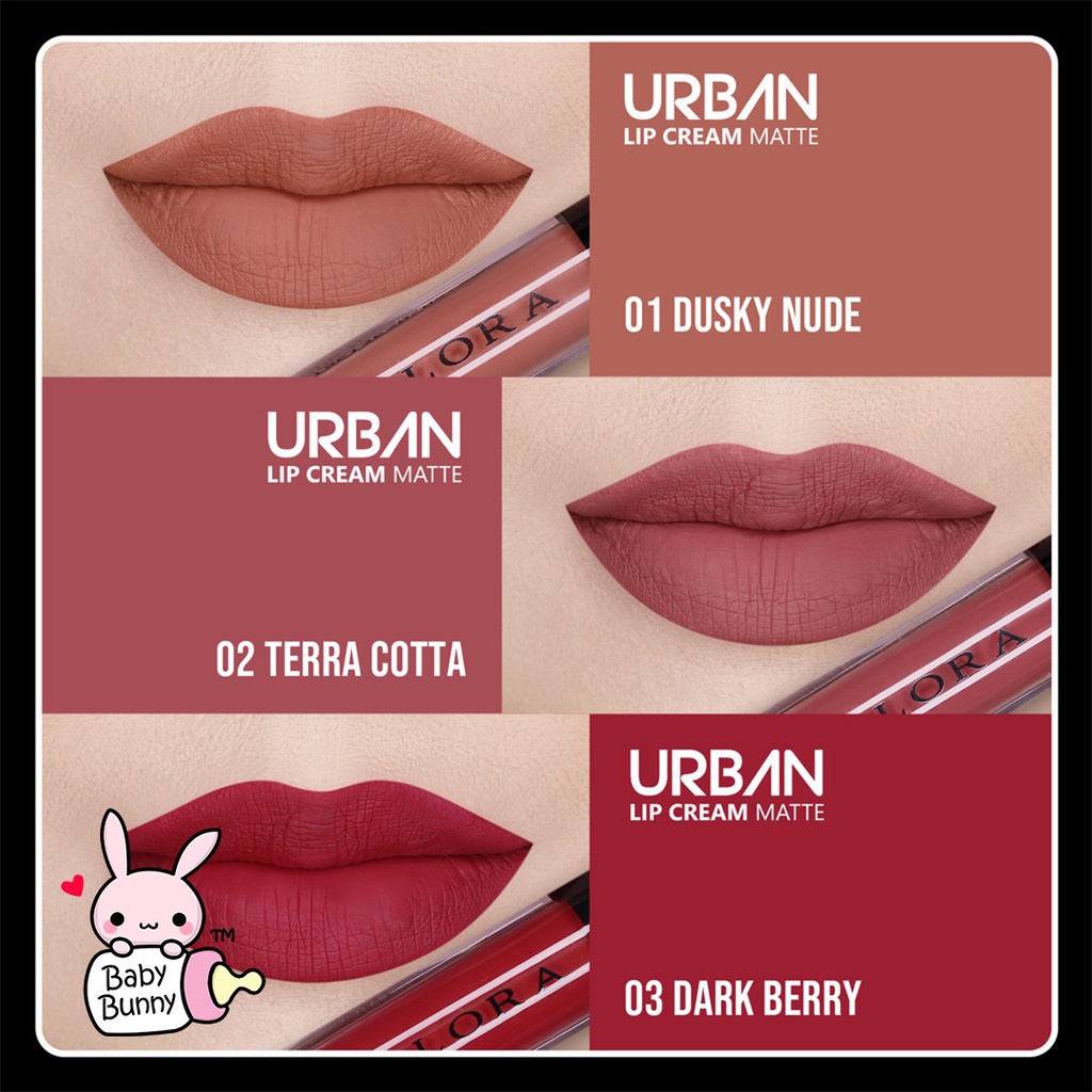 ❤ BELIA ❤ IMPLORA ✔️BPOM Urban Lip Cream Matte Velvet ( lipcream Lipstick Lipstik)