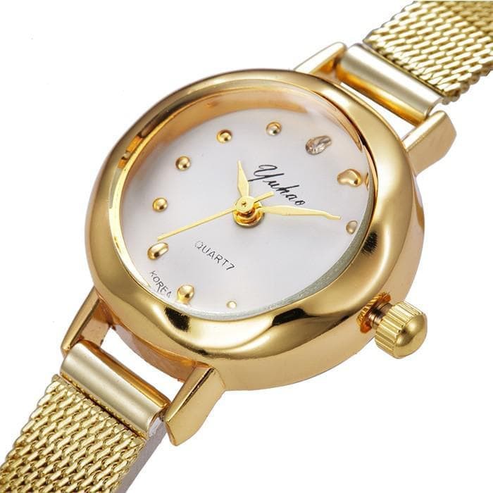 J157 Jam Tangan Yuhao Jam Tangan Wanita Korea Fashion Women Stainless Steel Watch